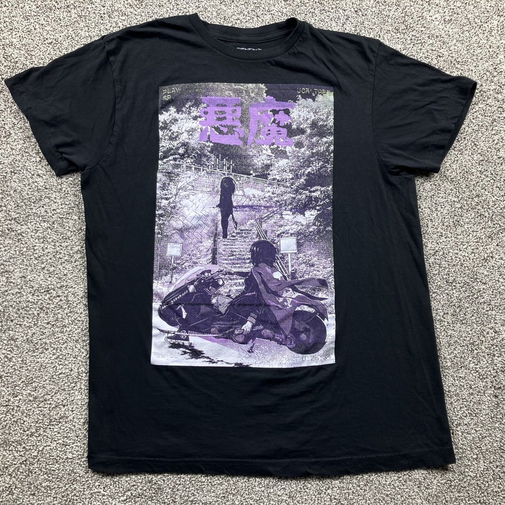 Zombie Make Out Club Shirt Adult Medium Graphic Anime Motorcycle‎